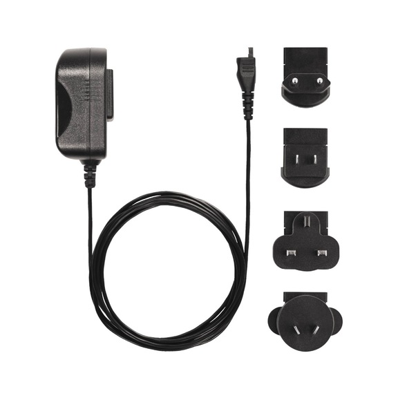 TESTO International power supply, 100–240 V AC / 6.3 V DC, cable length 2.5 m - Power supply