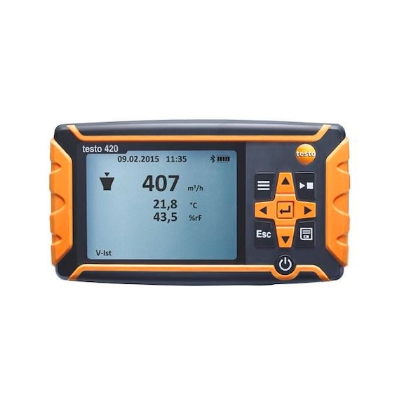 TESTO Differenzdruckmessger&auml;t testo 420 f&uuml;r 0...120 Pa - Differenzdruckmessger&auml;t