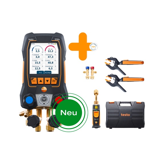 TESTO Smart Vacuum Set testo 558s incl. data logging - Smart Vacuum Set