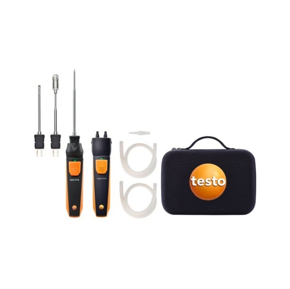 TESTO Smart Probes HVAC kit for temperature & differential pressure measurement with smartphone control - Smart Probes