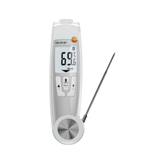 TESTO Infrared penetration thermometer with app connectivity testo 104-IR BT - Infrared temperature measuring devices