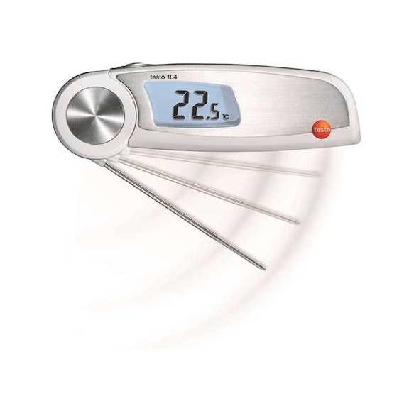 TESTO Klappthermometer f&uuml;r Einstichmessungen testo 104 - Klappthermometer f&uuml;r Einstichmessungen