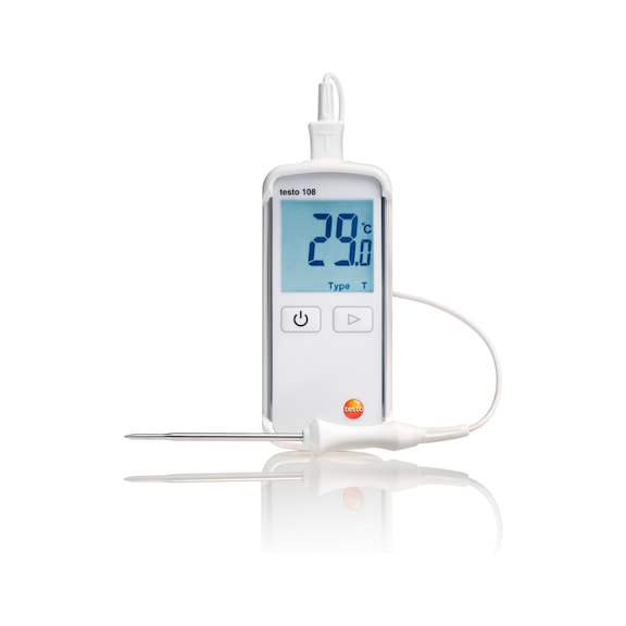 TESTO Temperature meter with standard probe testo 108 - Temperature measuring instrument