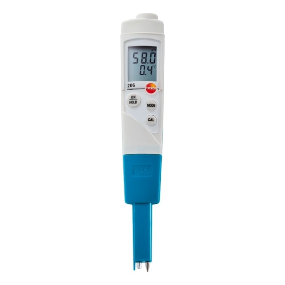 TESTO pH1 – pH/temperature meter for liquids testo 206 - TESTO pH meter