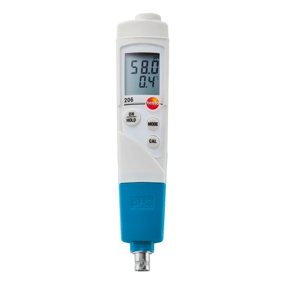 TESTO pH3 - pH-Messger&auml;t (flexibel einsetzbar) testo 206 - pH Messger&auml;t