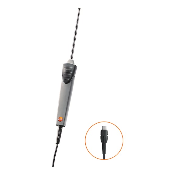 TESTO Wasserdichter Oberfl&auml;chenf&uuml;hler NTC mit TUC-Stecker - Temperaturf&uuml;hler