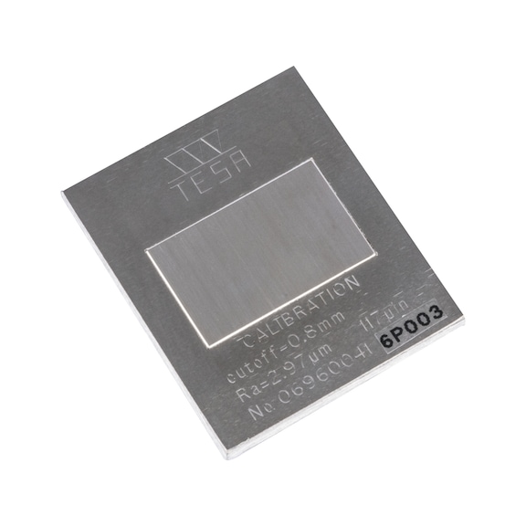 TESA TECHNOLOGY TESA stalen ruwheidsstandaard, Ra = ca. 2,97 &micro;m - Stalen ruwheidsstandaard