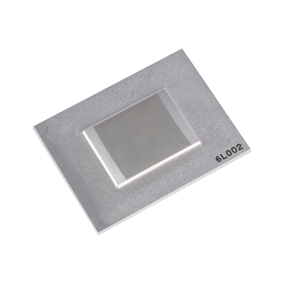 TESA TECHNOLOGY TESA stalen ruwheidsstandaard, Ra = ca. 1 &micro;m - Stalen ruwheidsstandaard