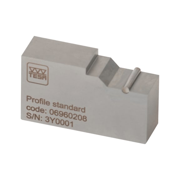 TESA TECHNOLOGY Profile setting standard, contour standard 2.5 mm for roughness/profile measuring instrument |PROMOTION - Profile setting standard 2.5 mm |PROMOTION