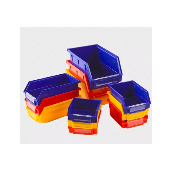 ANWENYING assembleable back-hanging parts bin, blue - ANWENYING assembleable back-hanging parts bin