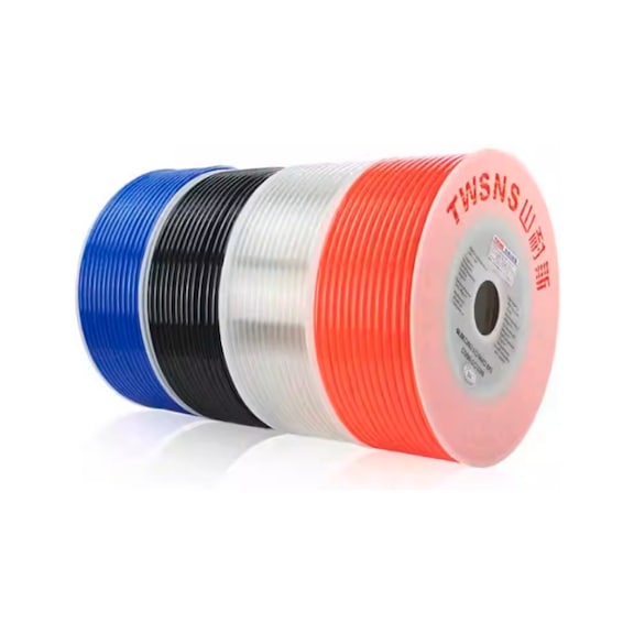 TWSNS/Taiwan Shan Nai Si PU Air Hose, PU10-6.5, outer diameter 10mm, inner diameter 6.5mm, length 100m, blue color. - TWSNS/Taiwan Shan Nai Si PU Air Hose