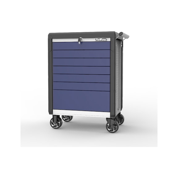 27寸7斗带防撞护边塑料顶盖手推车*产品尺寸：702X477X993mm - 27寸7斗带防撞护边塑料顶盖手推车*产品尺寸：702X477X993mm