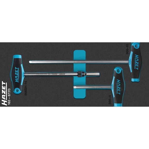 HAZET Tool set 163-677/3, 3-piece - Tool assortment