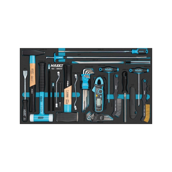 HAZET Tool set 163-680/37, 37-piece - Tool assortment