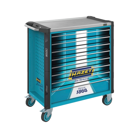 HAZET Assistent 179NXL workshop trolley, single unit 179NXL-8S1 - Workshop trolley