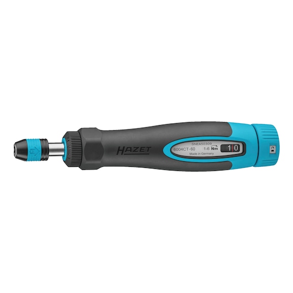 HAZET Torque screwdriver with standard handle 6004CT-60 1–6 Nm - Torque screwdriver