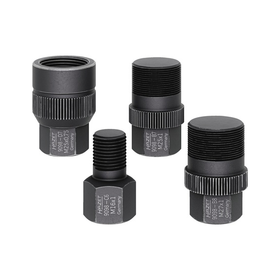 HAZET Injektor Adapter Satz 9098/4 4-teilig - Abziehwerkzeug, Ausdreher (Sonstiges)