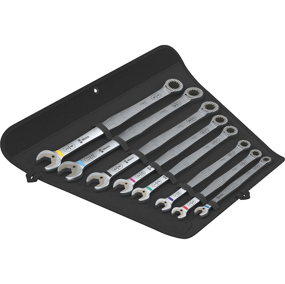 WERA Maul-Ringratschenschl&uuml;ssel-Satz 6007 Joker Imperial 8 Set 1 8 teilig 05020385001 - Maul-Ringratschenschl&uuml;sselsatz