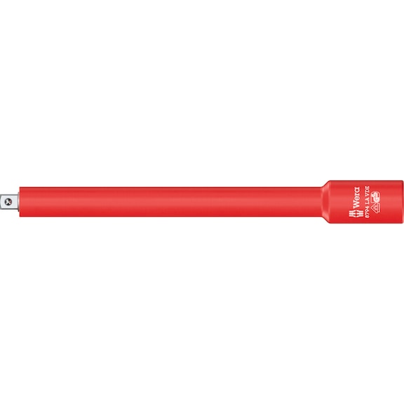 WERA Zyklop extension 1/4 inch 8794 LA VDE insulated, long 05003301001 - Extension piece for socket wrench inserts