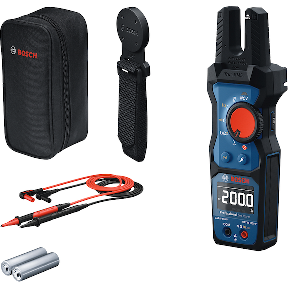 BOSCH Forked current clamp GFM 1000-15 + MH 1 0601077401 - Clamp meter