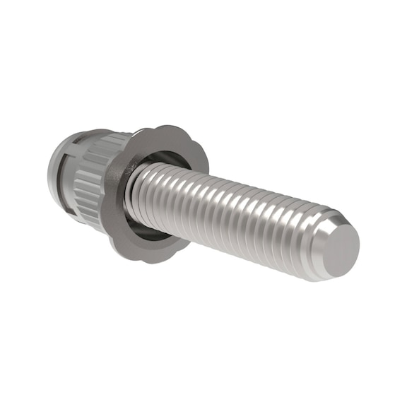 GESIPA Blindnietschraube Stahl Flachrundkopf M6x9,9x10,5 Pack mit 1000 St&uuml;ck 1705987 - Blindnietmutter