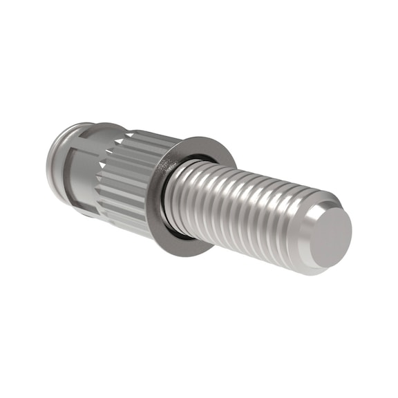 GESIPA Blindnietschraube Stahl Kleinkopf M6 x 9 x 15,5 Pack mit 100 St&uuml;ck 1747258 - Blindnietmutter