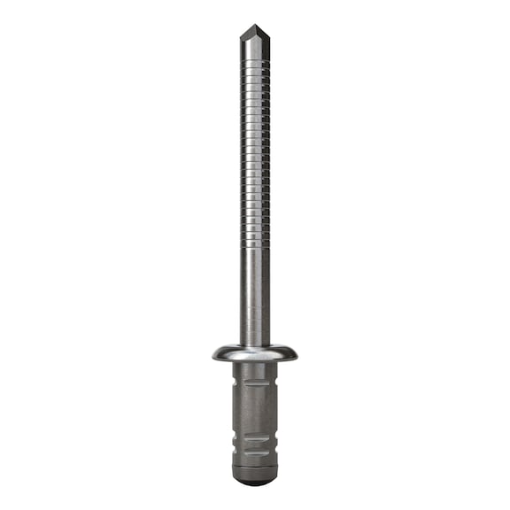 GESIPA Blindniete G-Bulb A2-Edelstahl Flachrundkopf 6,4 x 25 Pack mit 150 St&uuml;ck 1433942 - Blindniet