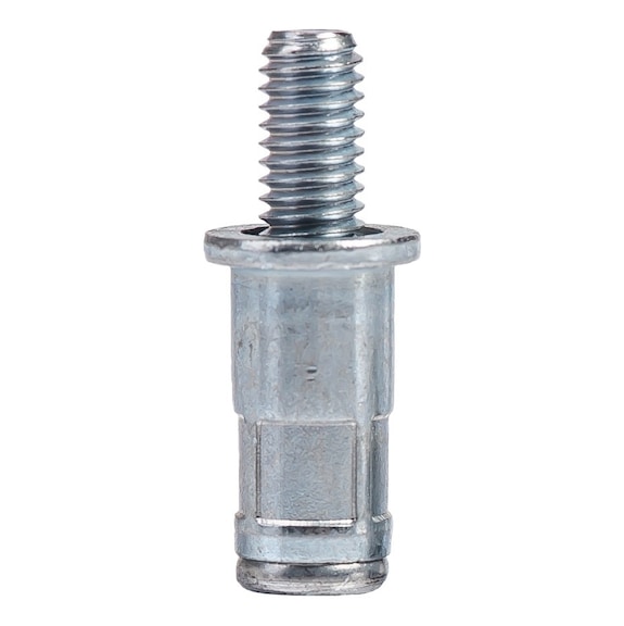 GESIPA Blind rivet screw, steel, flat round head, M6 x 9 x 15.5, pack of 100, 1455331 - Blind rivet nut