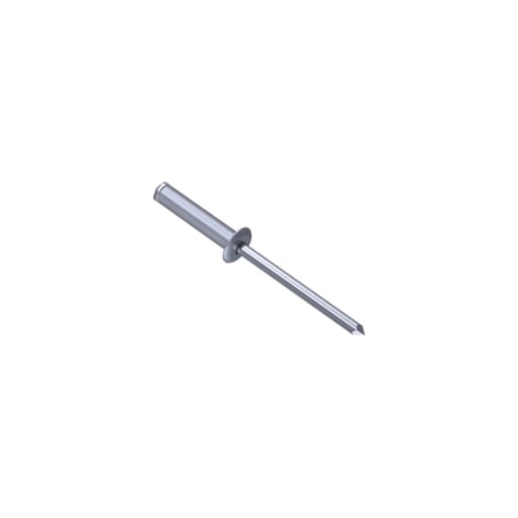 GESIPA Blindniete Alu/Stahl Flachrundkopf 6 x 25 Pack mit 200 St&uuml;ck 1454066 - Blindniet