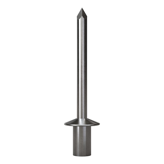 GESIPA Blindniete Alu/Niro Flachrundkopf 4,8 x 12,5 Pack mit 500 St&uuml;ck 1433446 - Blindniet