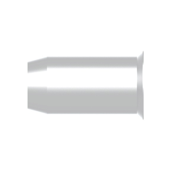 GESIPA Blindnietmuttern A2-Edelstahl Kleinkopf M4 x 6 x 12 Pack mit 500 St&uuml;ck 1433727 - Blindnietmutter