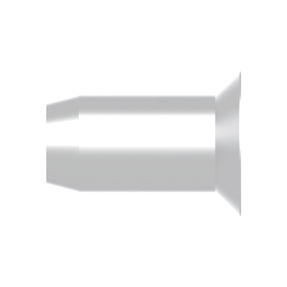 GESIPA Blindnietmuttern A4-Edelstahl Senkkopf M6 x 9 x 18,5 Pack mit 250 St&uuml;ck 1455463 - Blindnietmutter