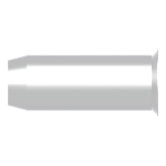 GESIPA CAP blind rivet nuts, aluminium, small head, M6 x 9 x 21.5, pack of 250, 1464117 - Blind rivet nut