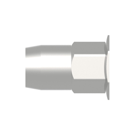 GESIPA Blind rivet nuts, steel, small head, M4 x 6 x 11, pack of 500, 1455380 - Blind rivet nut