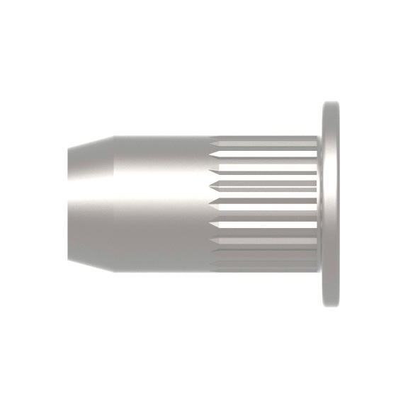 GESIPA Blindnietmuttern Stahl Flachrundkopf M6 x 9 x 24,5 Pack mit 200 St&uuml;ck 1450365 - Blindnietmutter