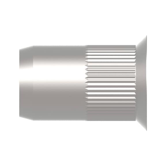 GESIPA Blind rivet nuts, steel, countersunk head, M6 x 9 x 23, pack of 200, 1450372 - Blind rivet nut
