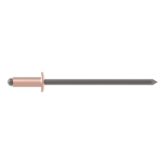 GESIPA Blindniete Kupfer/Stahl Flachrundkopf 3 x 6 Pack mit 500 St&uuml;ck 1433655 - Blindniet
