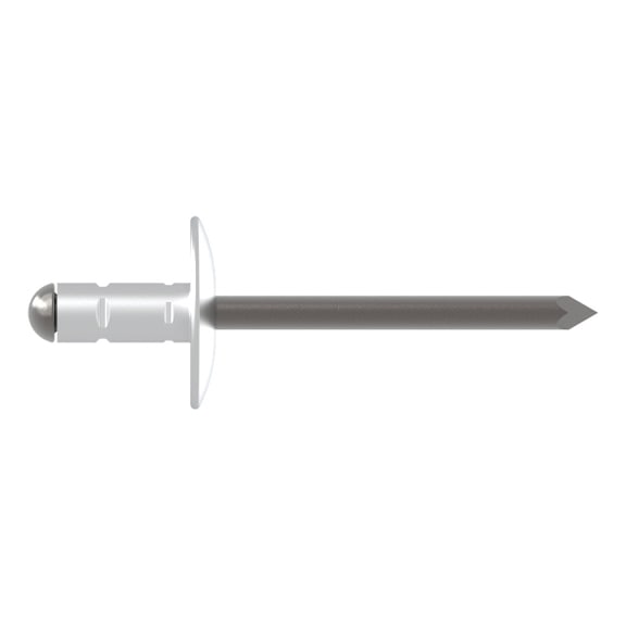 GESIPA Blindniete Stahl/Stahl Grosskopf 4 x 17 K 12 Pack mit 500 St&uuml;ck 1455976 - Blindniet
