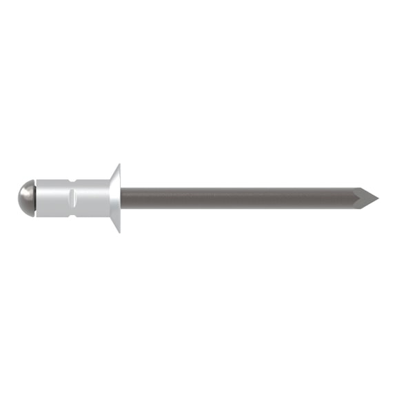 GESIPA Blind rivets, aluminium/steel, countersunk head, 3.2 x 6, pack of 1000, 1450404 - Blind rivet