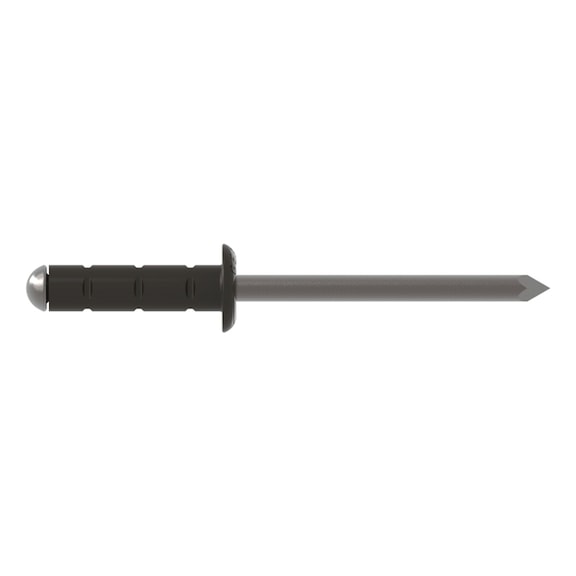 GESIPA Blind rivets, aluminium/stainless steel, 3.2 x 8, RAL 8014 sepia brown, pack of 1000, 1456088 - Blind rivet