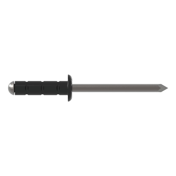 GESIPA Blindniete Alu/Niro 3,2 x 9,5 RAL 9005 Tiefschwarz Pack mit 1000 St&uuml;ck 1456115 - Blindniet