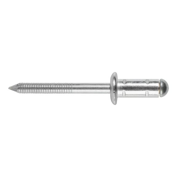 GESIPA SolarGrip blind rivets, aluminium/steel, large head, 6.4 x 14 mm, pack of 250, 1455678 - Blind rivet