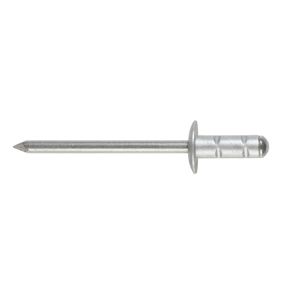 GESIPA Blindniete Alu/Niro Gro&szlig;kopf 4,8 x 12 K 11,4 silber Pack mit 500 St&uuml;ck 1433905 - Blindniet