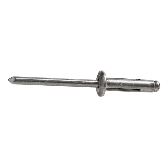 GESIPA Blind rivets, aluminium/aluminium, flat-round head, 4.8 x 20, pack of 250, 1455668 - Blind rivet
