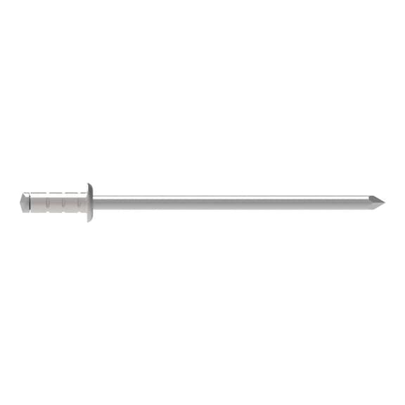 GESIPA UniversalGrip-Blindniete Stahl/Stahl 4,8 x 10 Pack mit 250 St&uuml;ck 1820629 - Blindniet