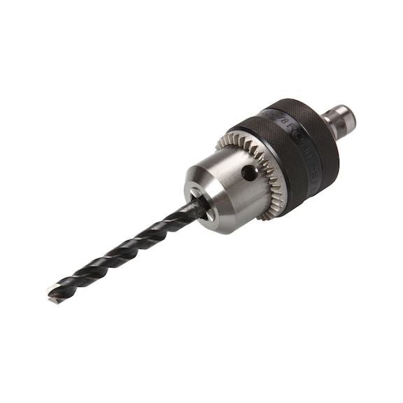 FEIN Zahnkranzbohrfutter mit QuickIN-Aufnahme Spannweite 1 - 16 mm 63901023011 - Bohrfutter mit Schl&uuml;ssel