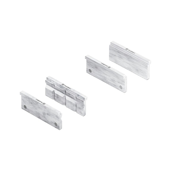 FEIN Aluminium protective jaw set, Prisma and Blank 150 mm, 4-piece 99100001365 - Bench vise (Other)