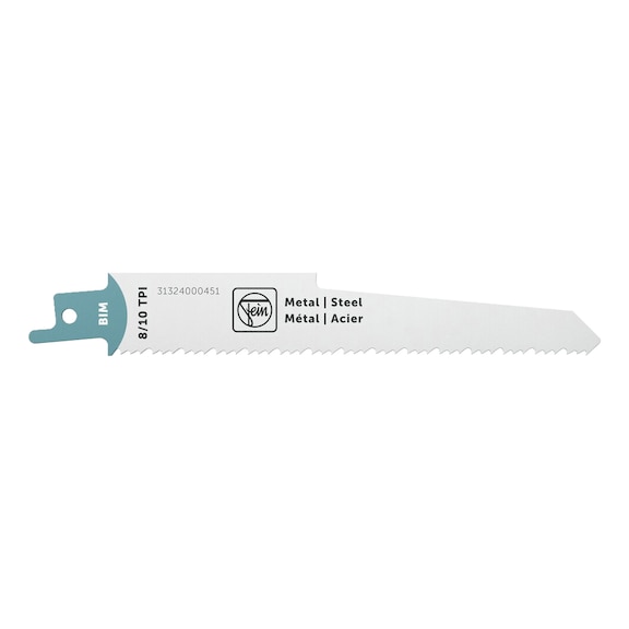FEIN Reciprocating saw blade for metal BIM 130 T8 / 10 MS 31324000451 - Saw blade for reciprocating saw