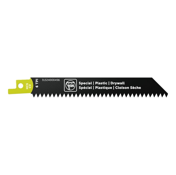 FEIN reciprocating saw blade for plasterboard HCS 130 T6 DW 31324000456 - Saw blade for reciprocating saw