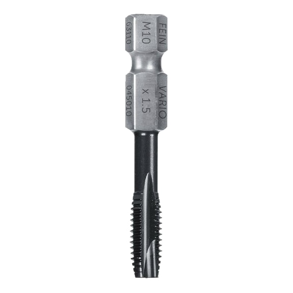 FEIN VARIO Gewindebohrer M10 f&uuml;r Durchgangsl&ouml;cher L.75 mm HSS TiAlN 63110045010 - Gewindebohrer, Gewindefurcher, Schneideisen (Sonstiges)